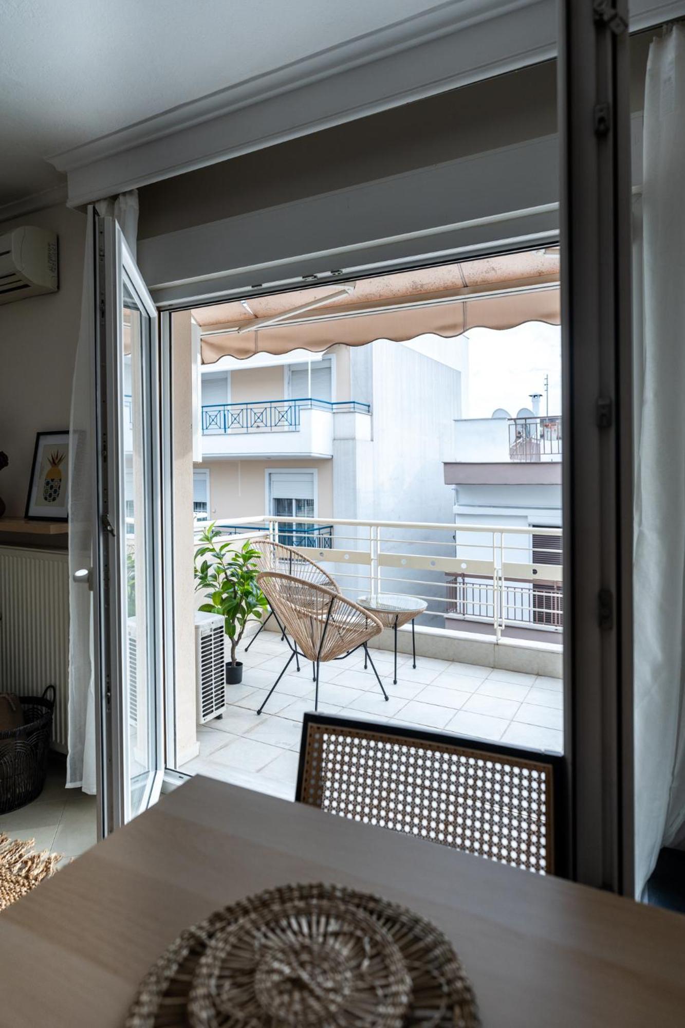 Pomegranate Luxury Penthouse Maisonette With Beautiful Terrace & Free Parking By Binobi ! Saloniki Zewnętrze zdjęcie