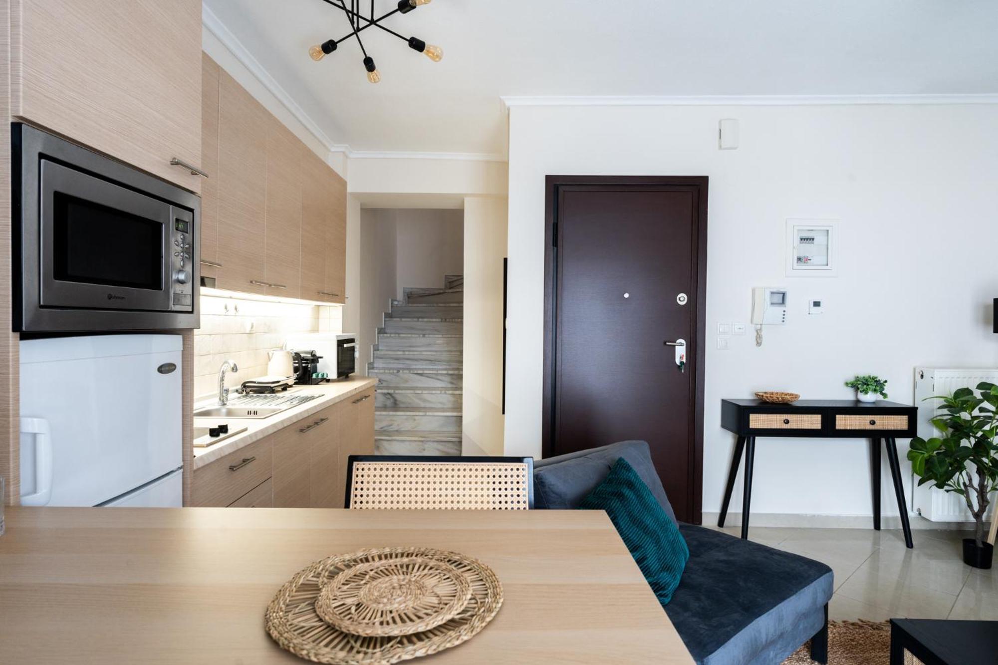 Pomegranate Luxury Penthouse Maisonette With Beautiful Terrace & Free Parking By Binobi ! Saloniki Zewnętrze zdjęcie