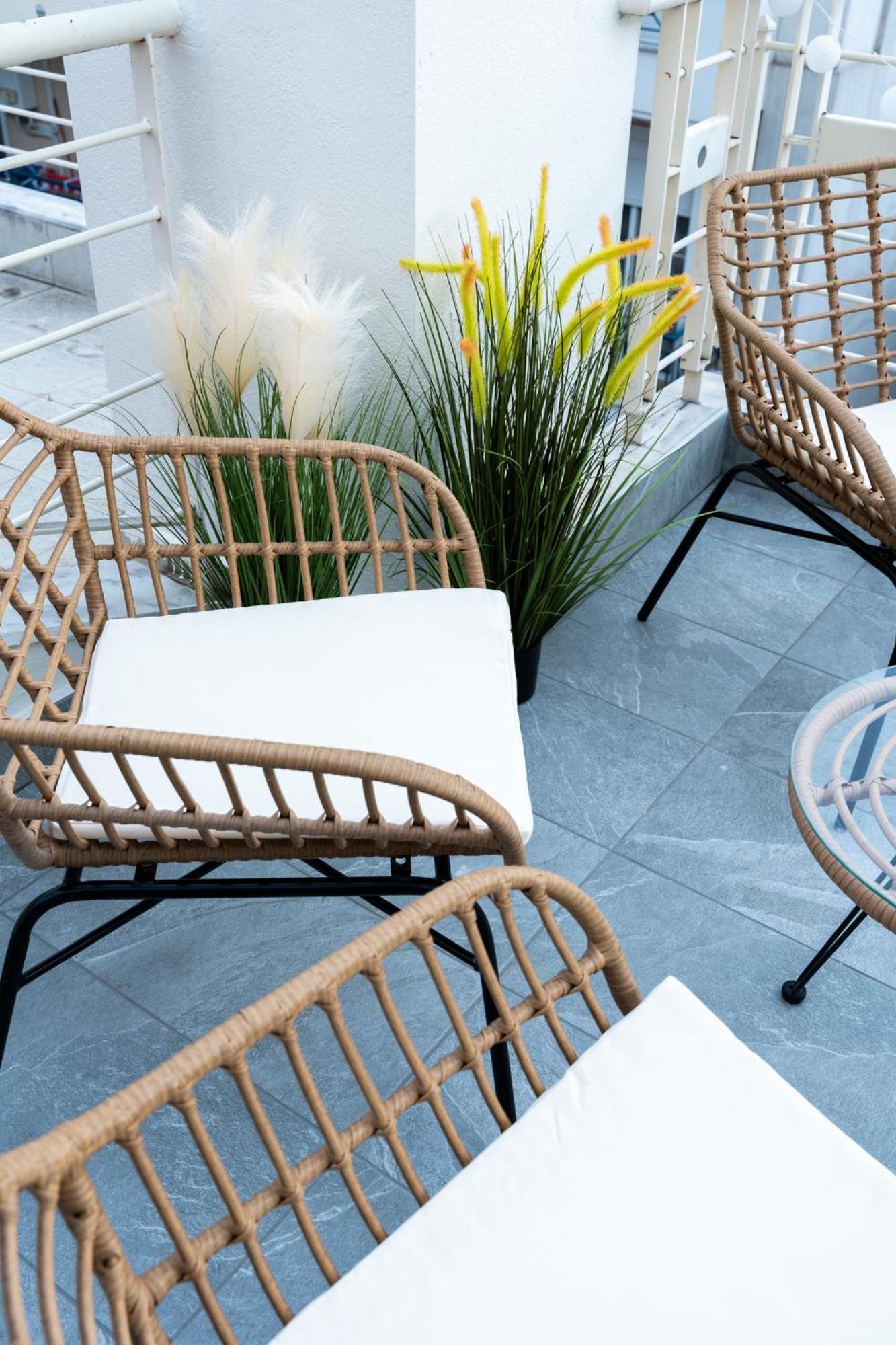 Pomegranate Luxury Penthouse Maisonette With Beautiful Terrace & Free Parking By Binobi ! Saloniki Zewnętrze zdjęcie